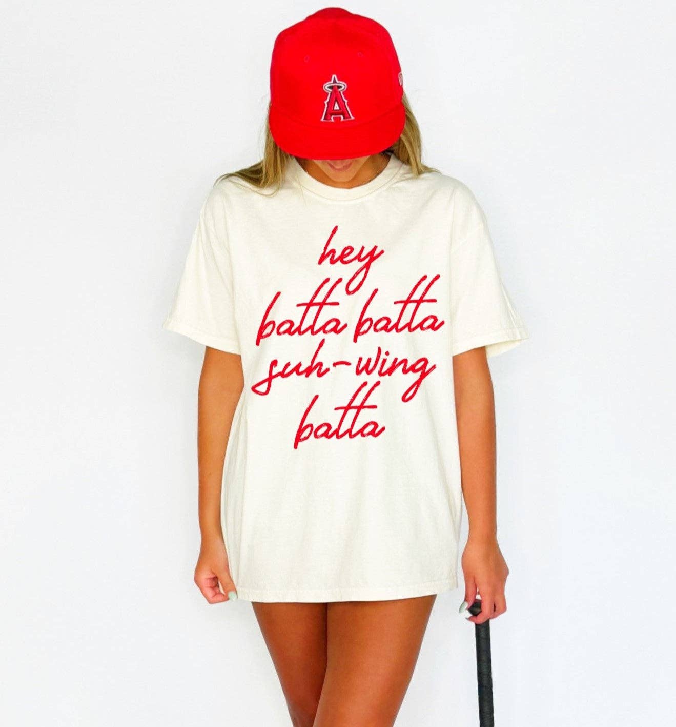 Hey Batta Swing Batta Youth & Adult Tee
