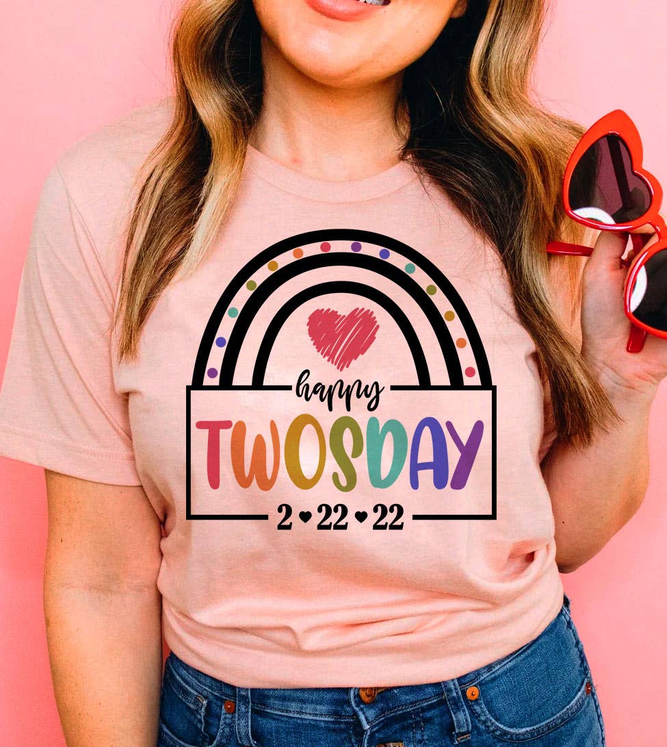 Happy Twosday - 2.22.22 Numerology Date February2s T-Shirt
