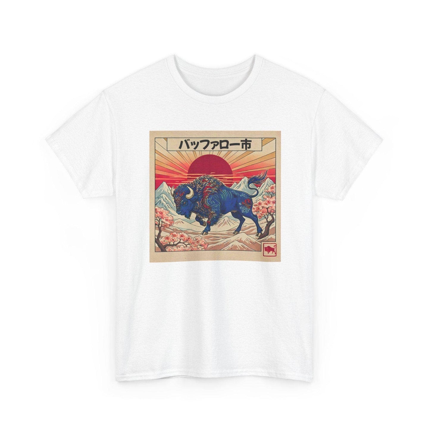 Bills Japanese Art Tee, Football Shirt, Sports Fan Gift