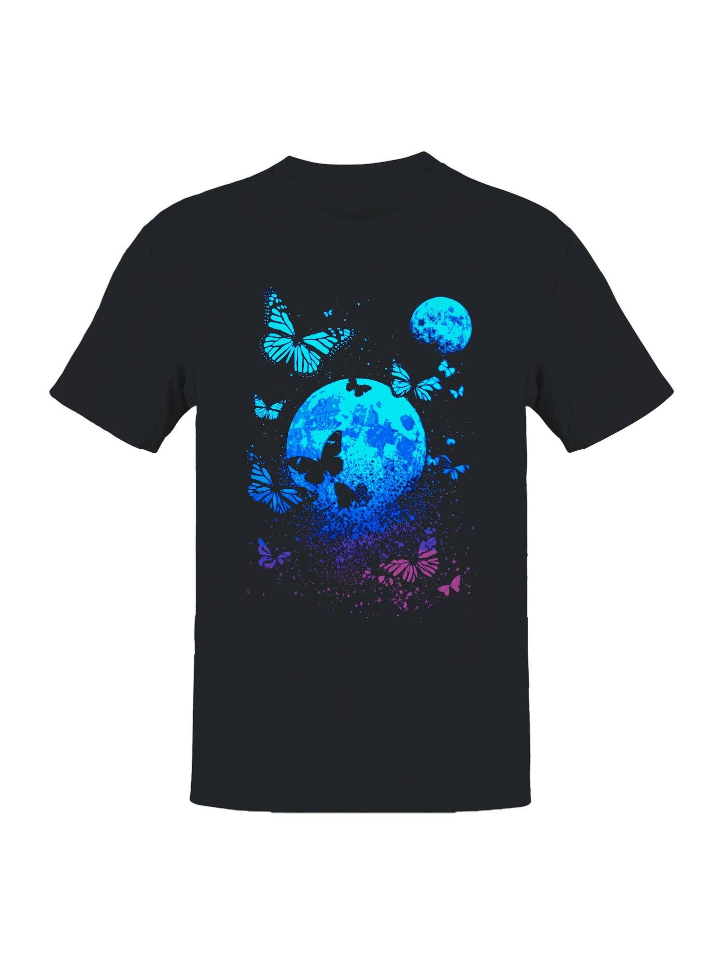 Celestial Butterflies Under Moonlight Men's T-Shirt