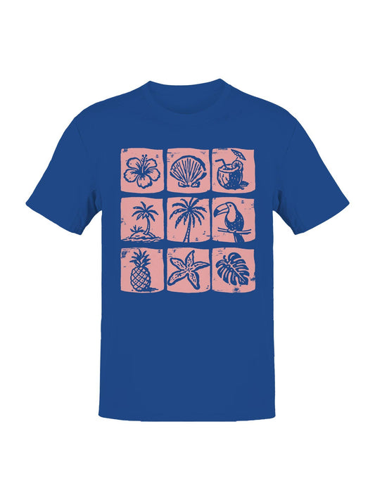 Tropical Icons: Paradise Vibes Men's T-Shirt