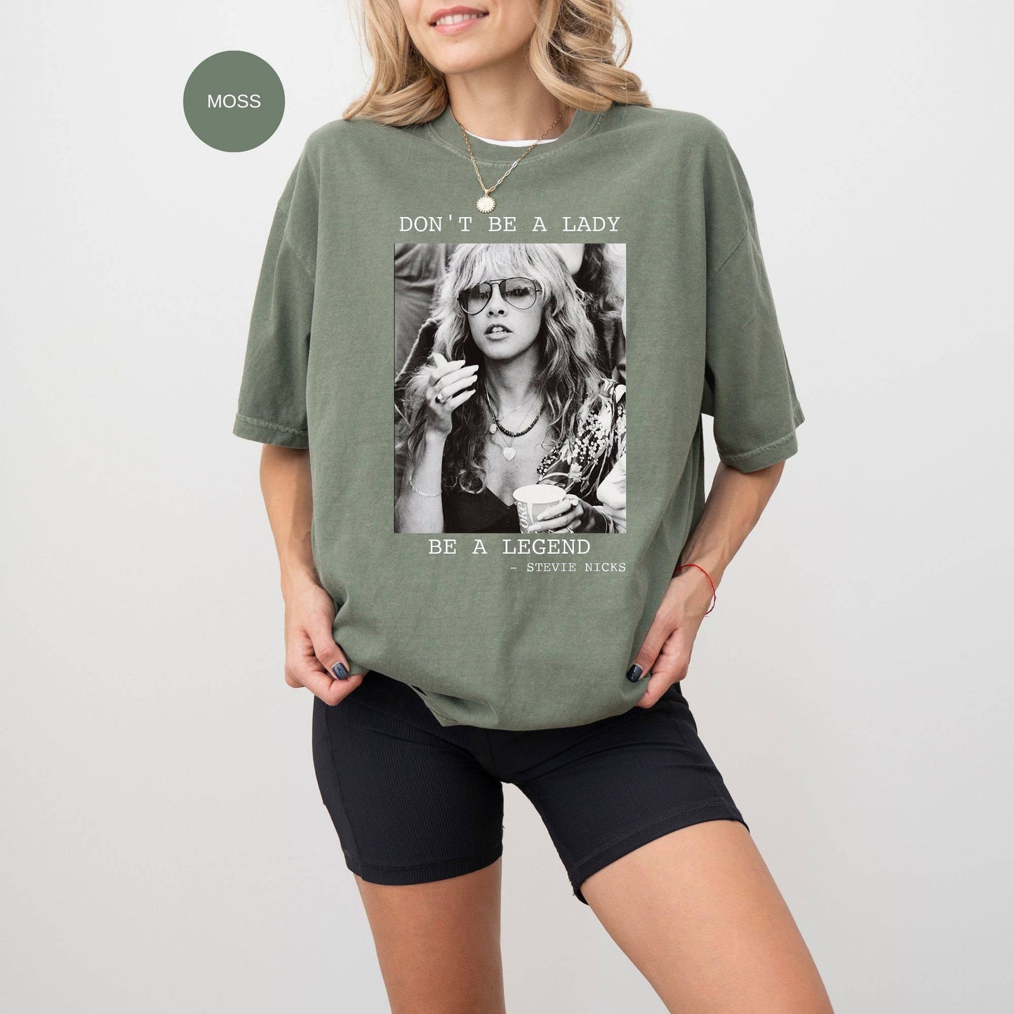 Don't Be A Lady Be A Legend Stevie Nicks Fan T-Shirt