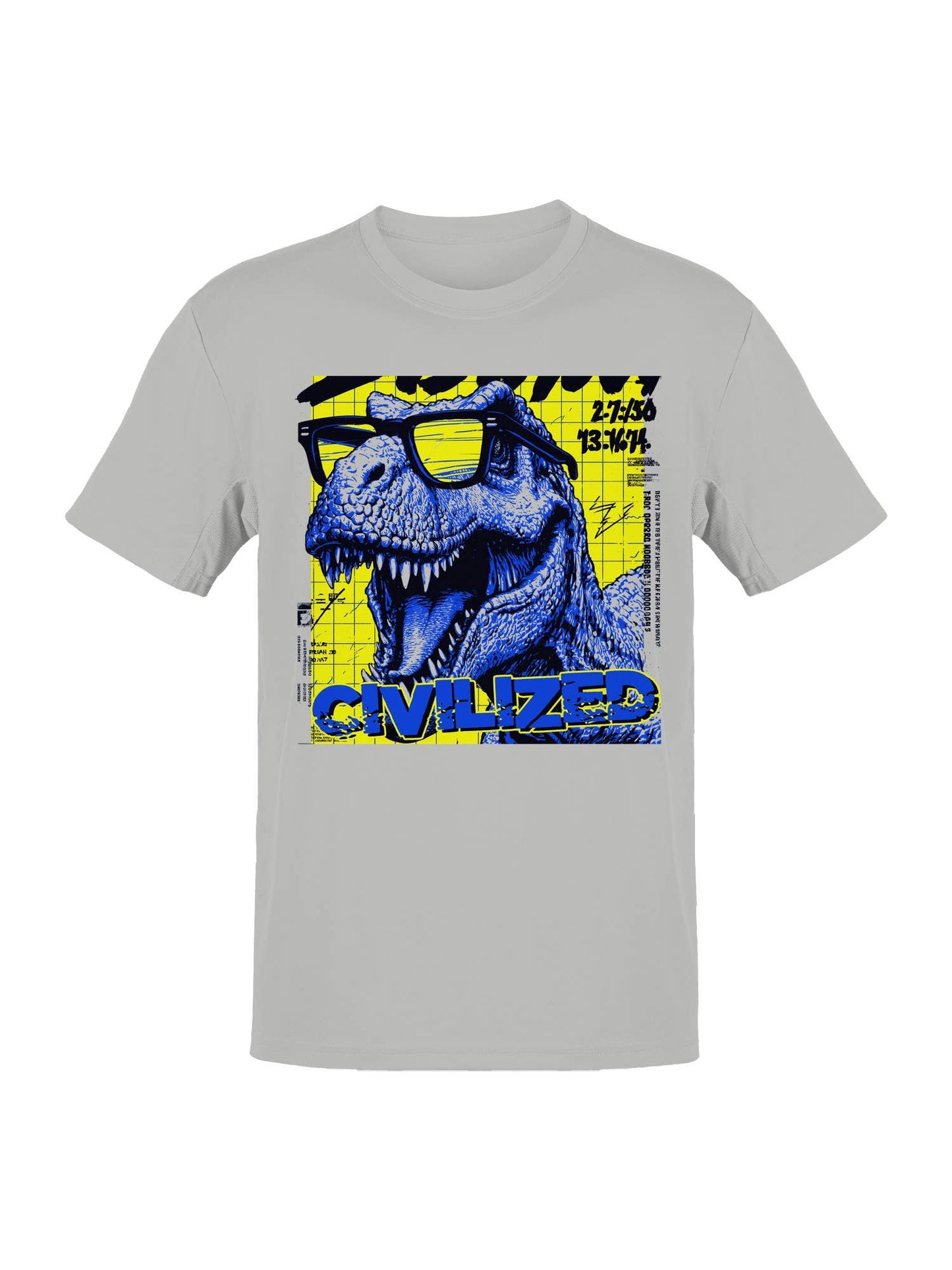 Cool Dinosaur Civilization Design Men's T-Shirt