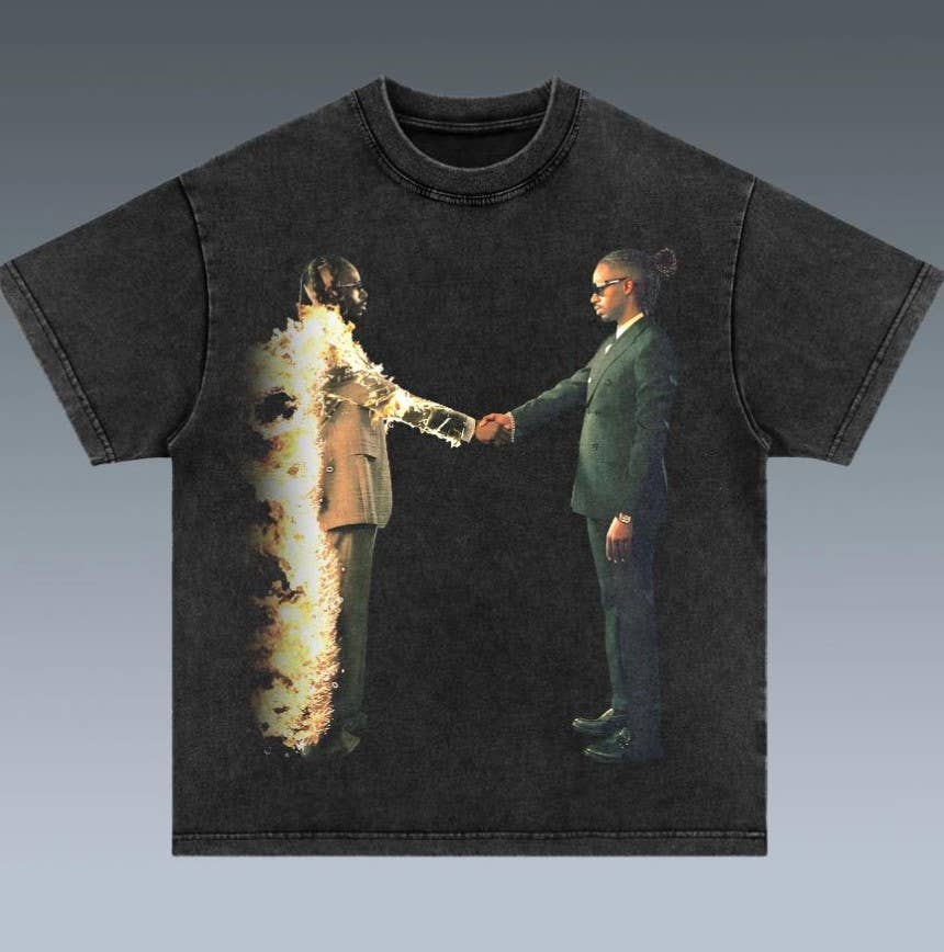 Metro Boomin Heroes & Villains Garment Dyed Rap T-Shirt