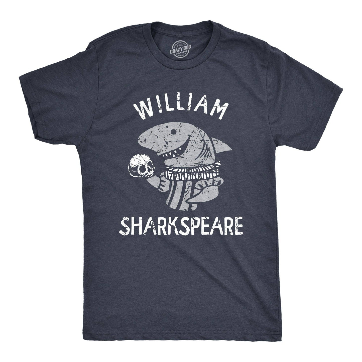 William Sharkspeare Men's Tshirt Shark Week Graphic Tee