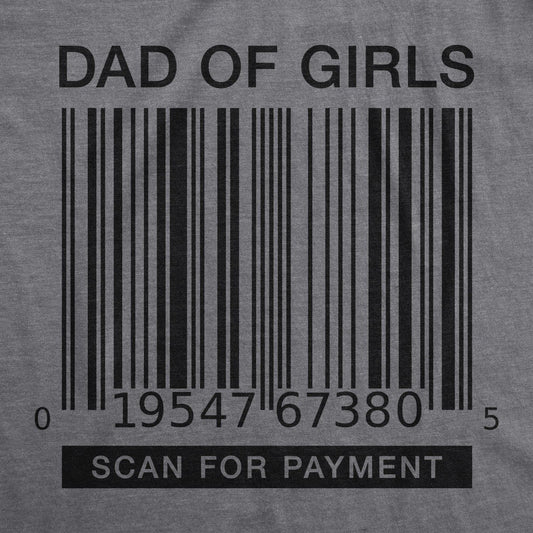 Dad of Girls Funny Fathers Day T Shirt Gift For Dad Father's