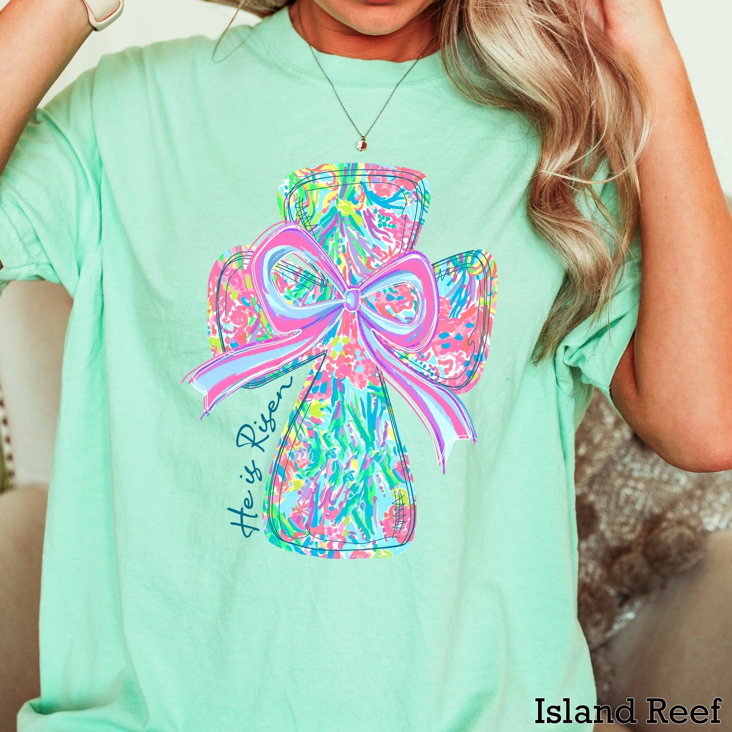 He Is Risen Easter Graphic  T-Shirt | Comfort Color