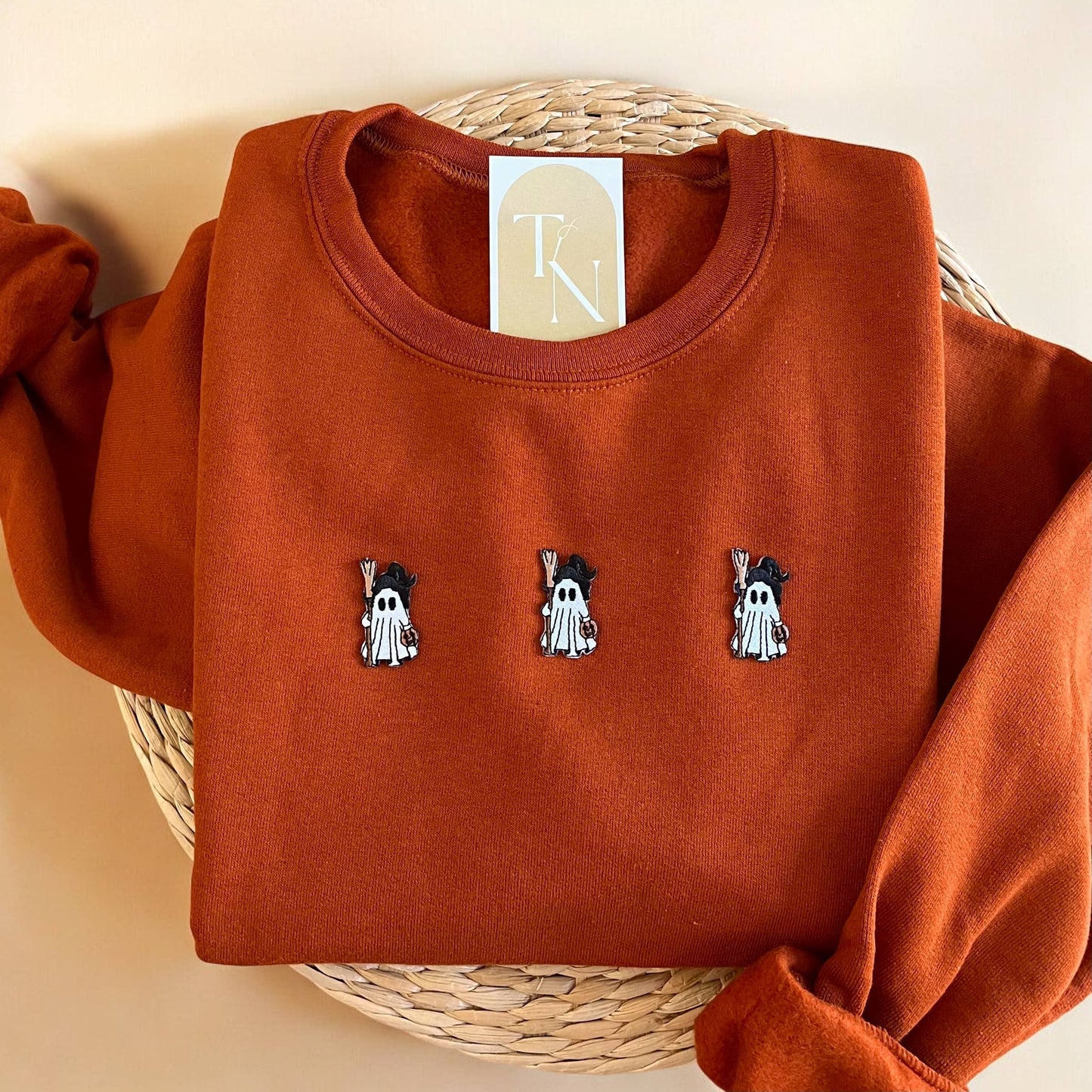 Spooky Season Sweatshirt, Ghost Halloween Sweater