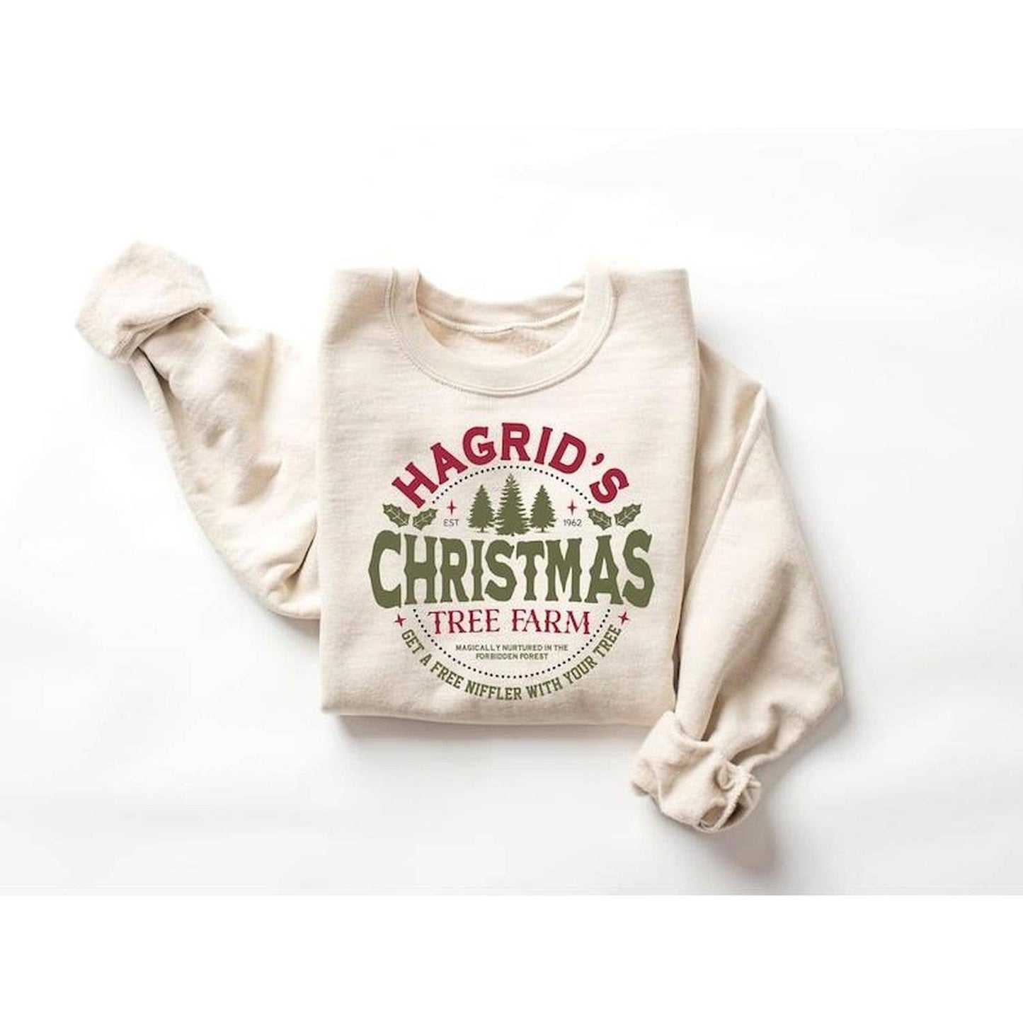 Hagrids Christmas Tree Farm Cozy Family Graphic Tee