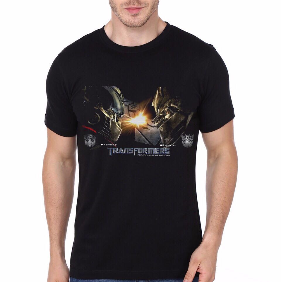 Transformer Black Tee