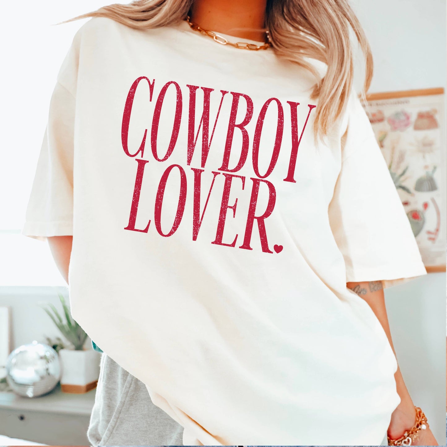 Cowboy Lover  Valentine’S Day Shirt | Comfort Colors