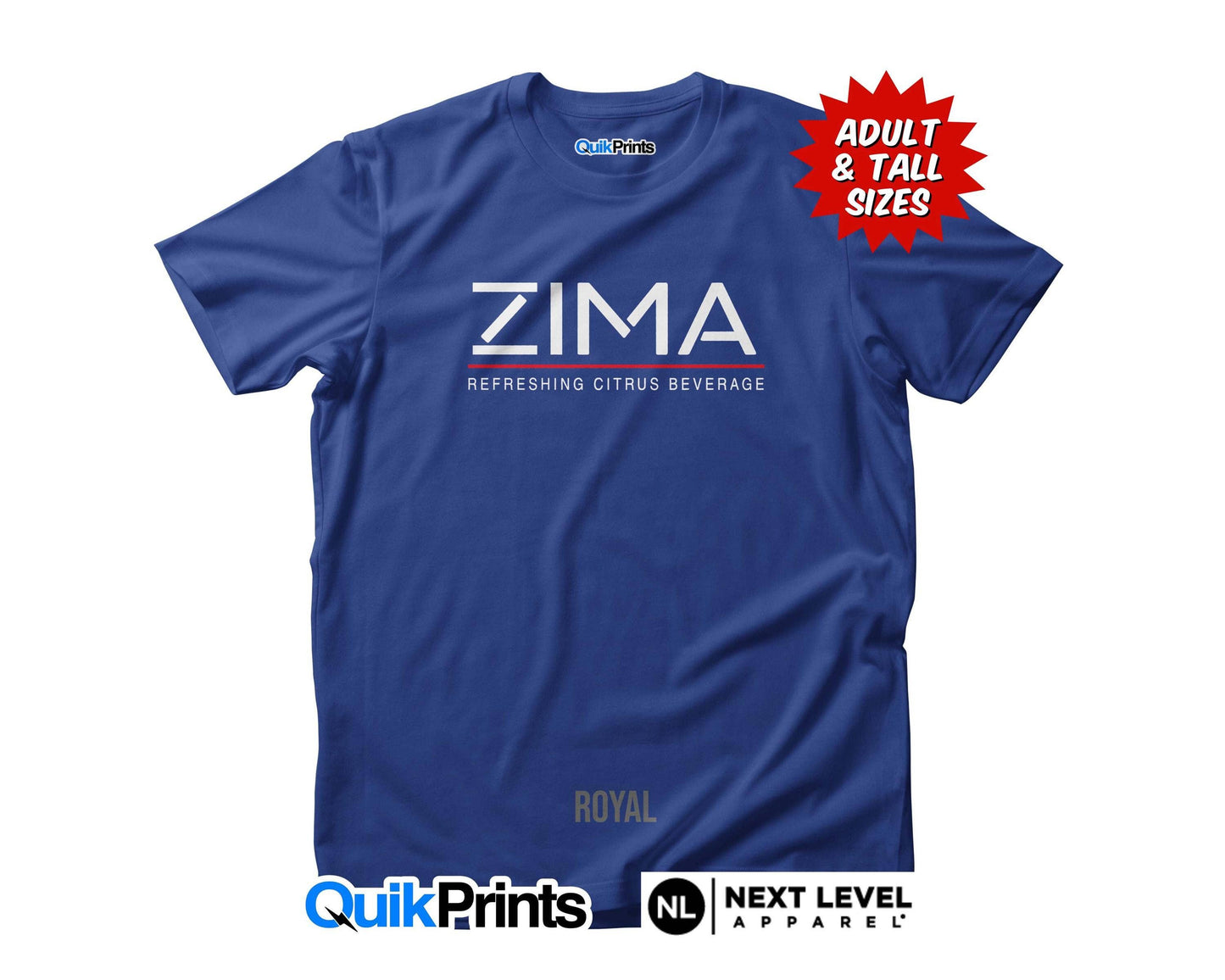 Zima Citrus Beverage Premium Shirt - Adult & Bigtall Sizes