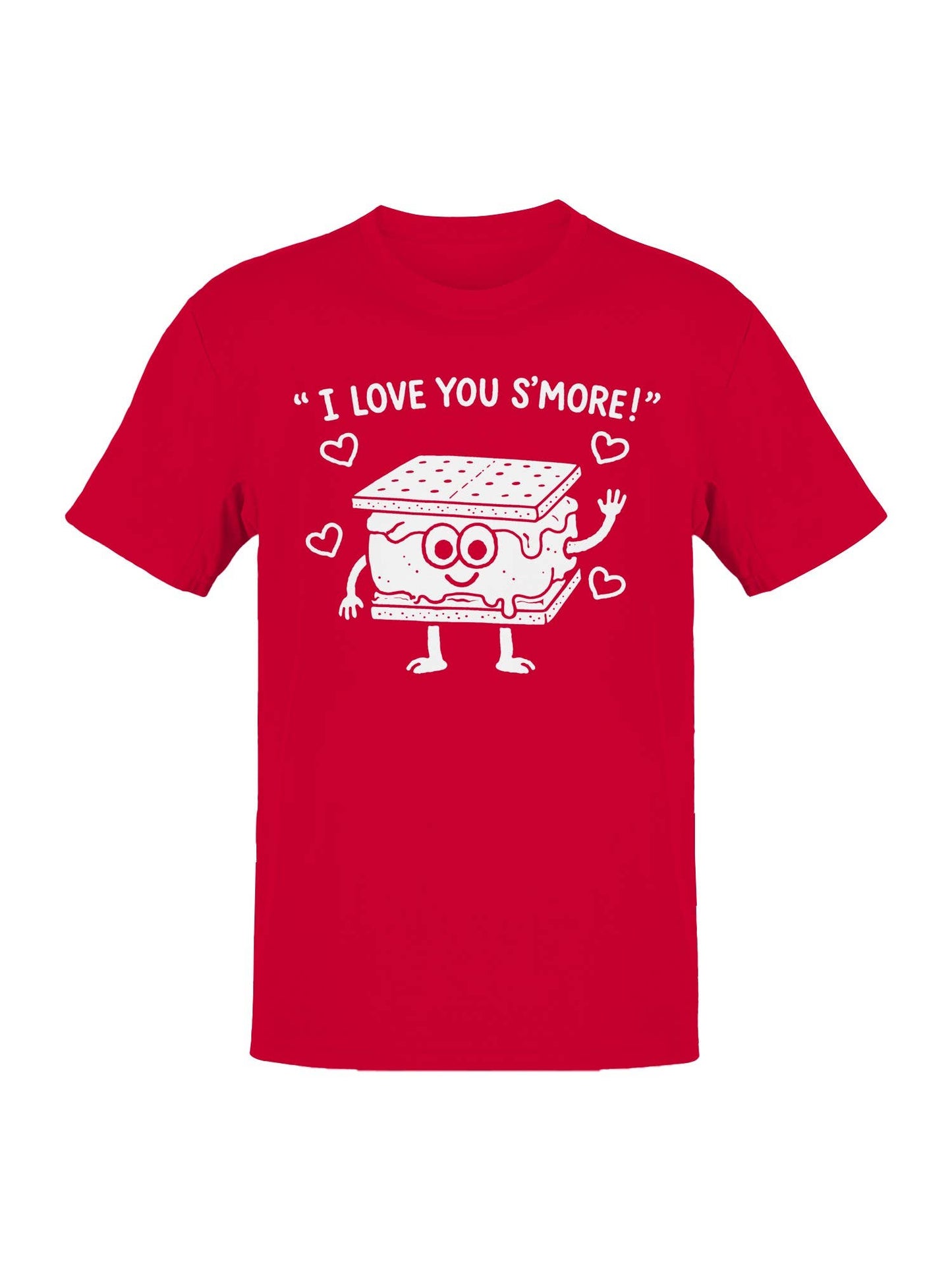 Cute S'mores Love Cartoon Design Men's T-Shirt