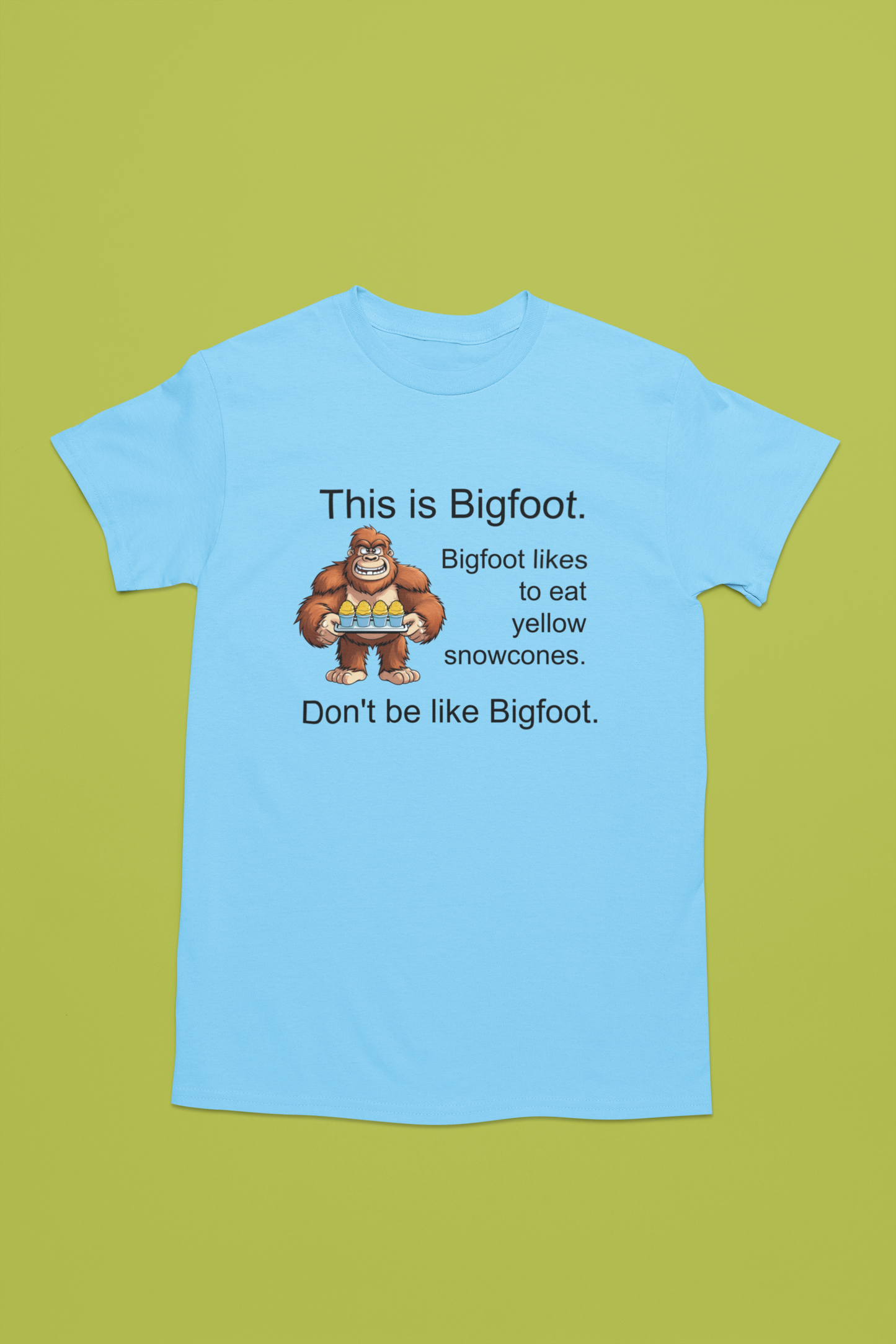 This Is Bigfoot T-Shirt (Light Blue)
