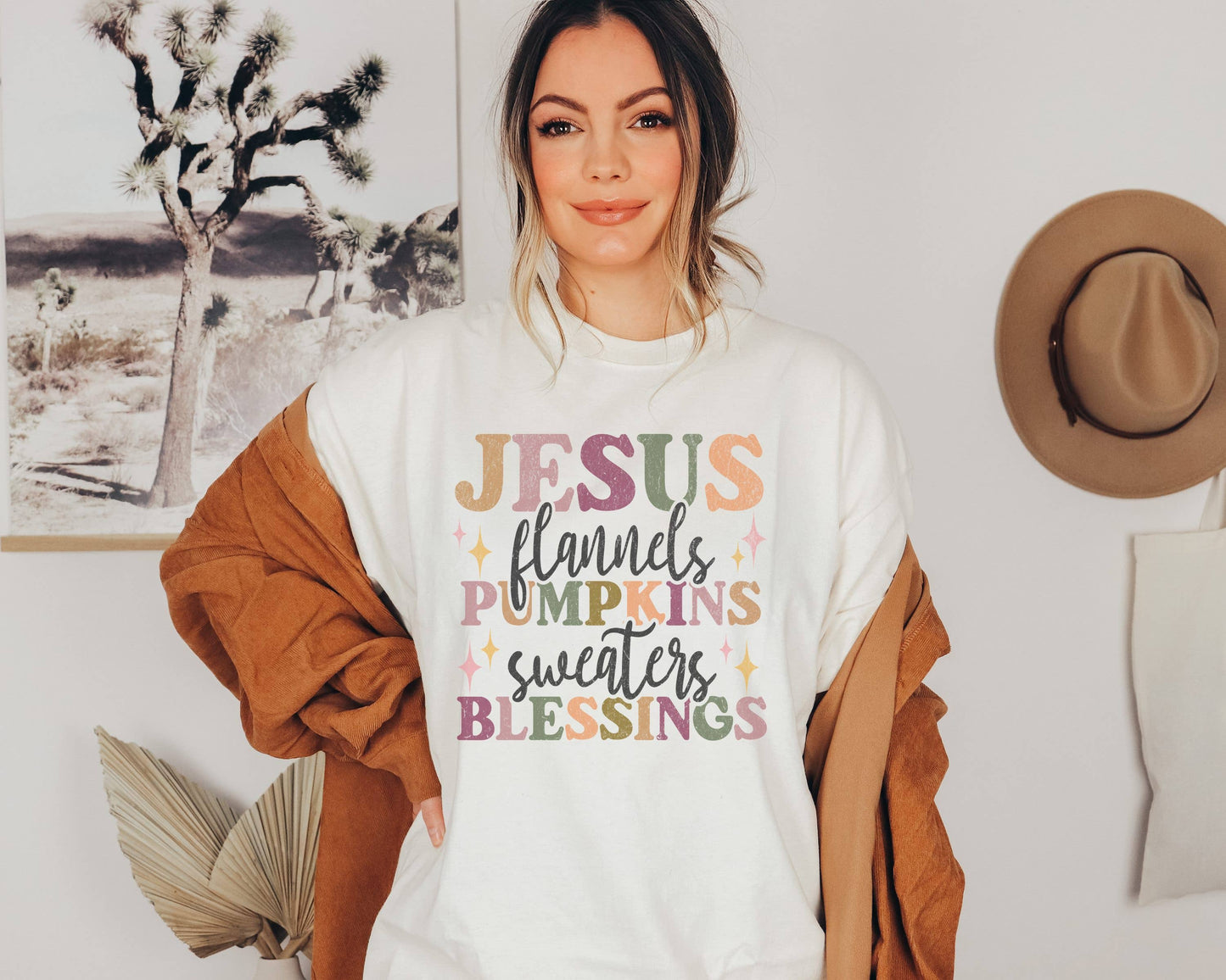 Jesus and Flannels Tee | Fall List Shirt