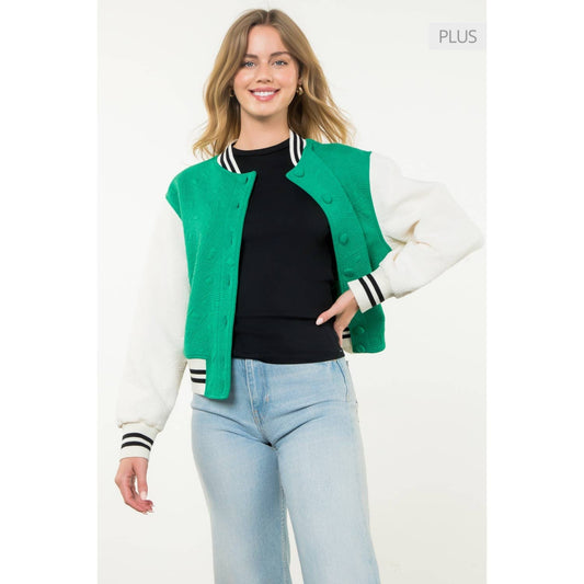 /Size Xl/ Textured Colorblock Sweater