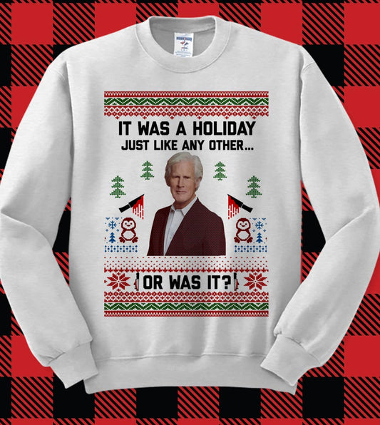 True Crime - Funny Ugly Christmas Sweatshirt