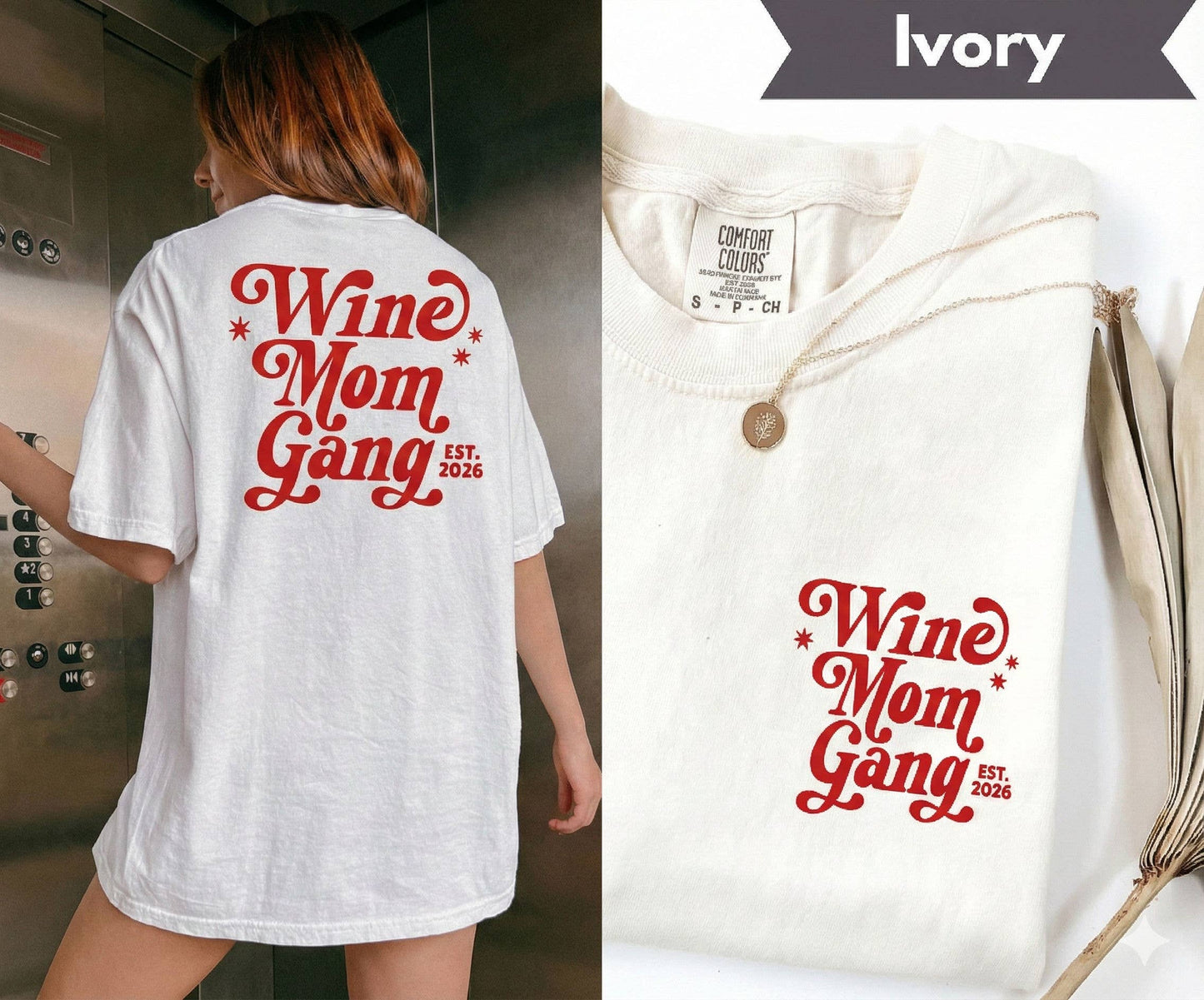 Feminist Mom Tee Organized Gang of Wine Moms Shirt