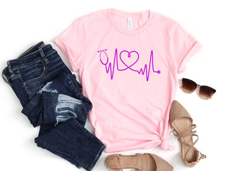 Stethoscope Heart T-Shirt