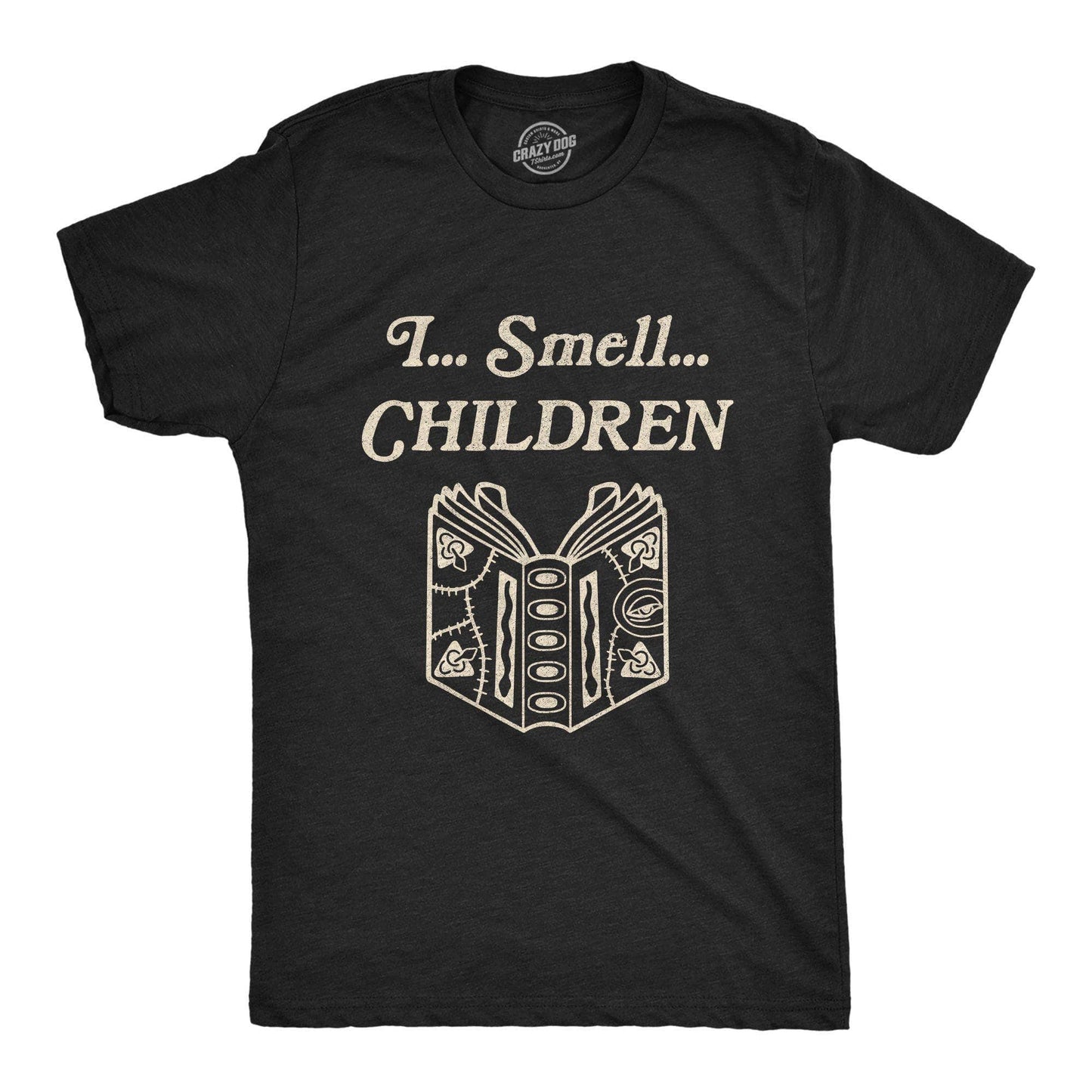 I Smell Children Men's Tshirt Halloween Graphic Tee Western