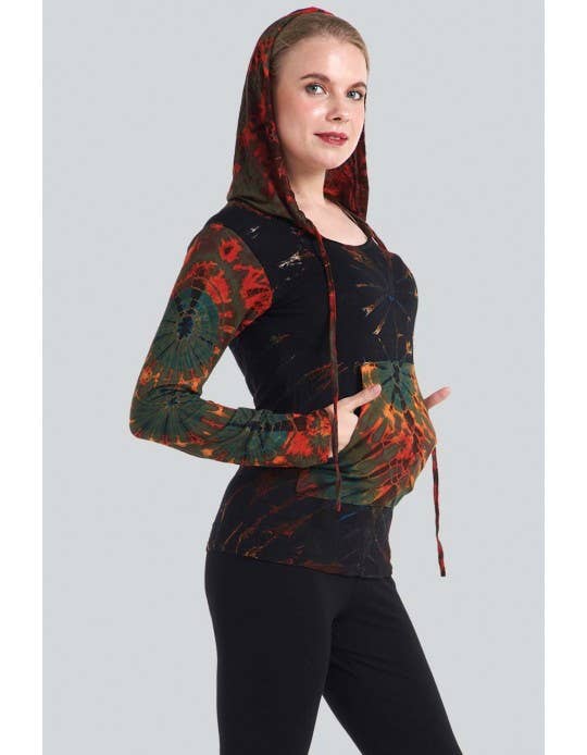 Tie-Dye Hoodie with Pockets (TH-1294)