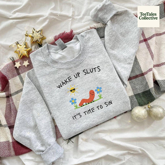 Rise and Shine Funny Animal Wake Up Meme Sweatshirt