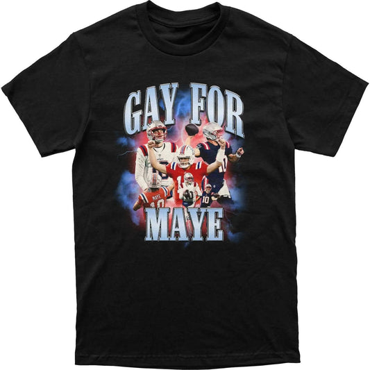 Drake-Maye Fitted Unisex Cotton Streetwear Tee
