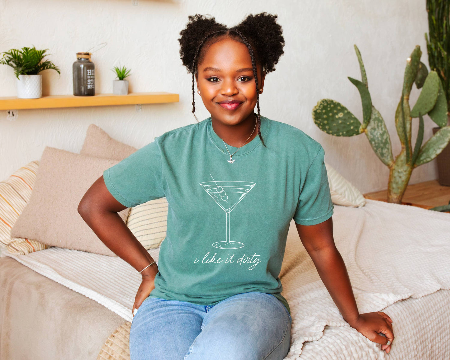 I Like It Dirty, Dirty Martini, Graphic Tee, Women's Apparel