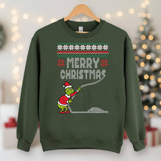 The Grinch Ugly Christmas Sweater, Funny Grinch Sweatshirt