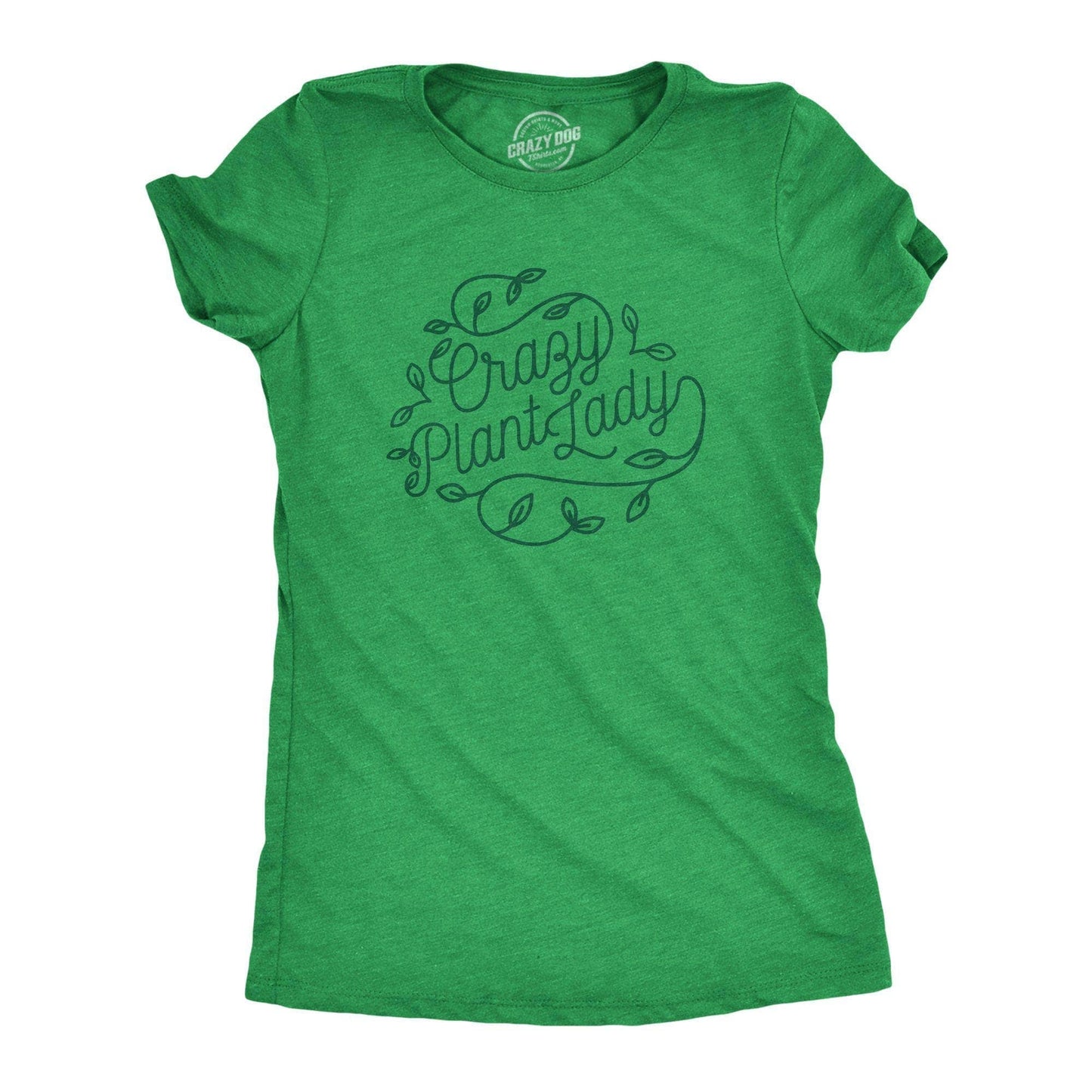 Crazy Plant Lady Women's Tshirt Camping Graphic Tee Western