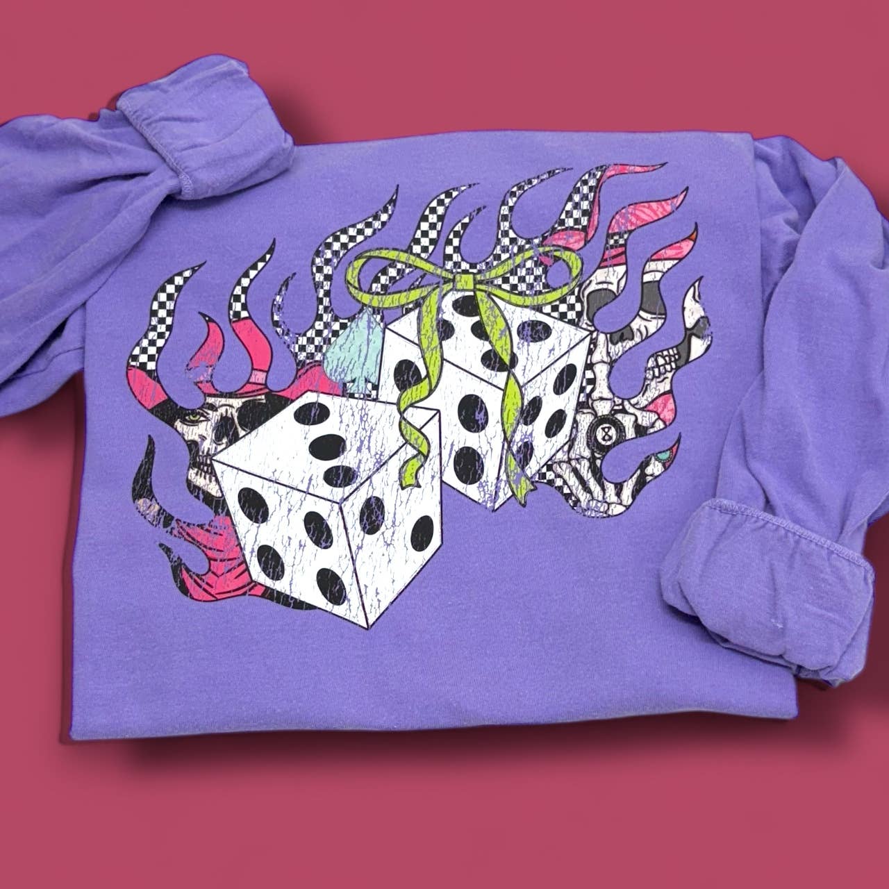 Western Dice Long Sleeve T-Shirt