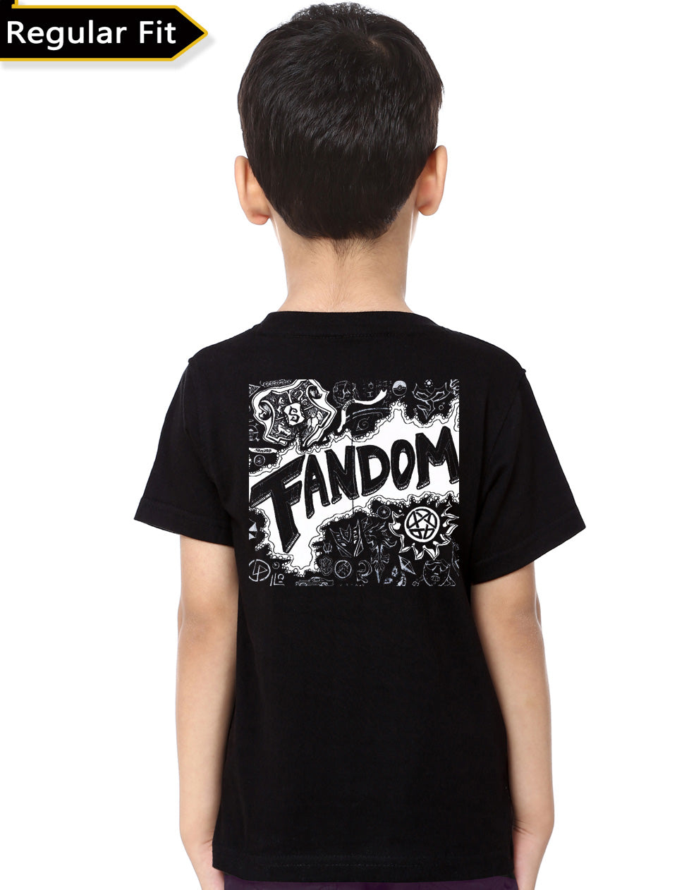 Fandom Kids Black T-Shirt