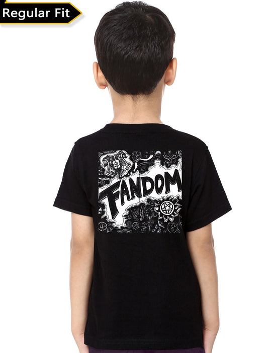 Fandom Kids Black T-Shirt