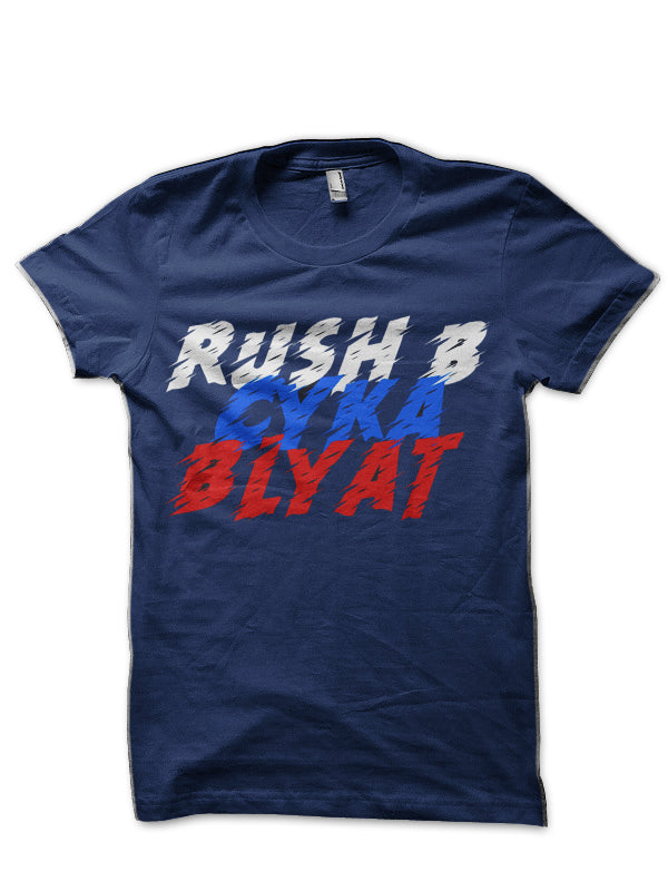 Rush B Cyka blyat Navy Blue T-Shirt