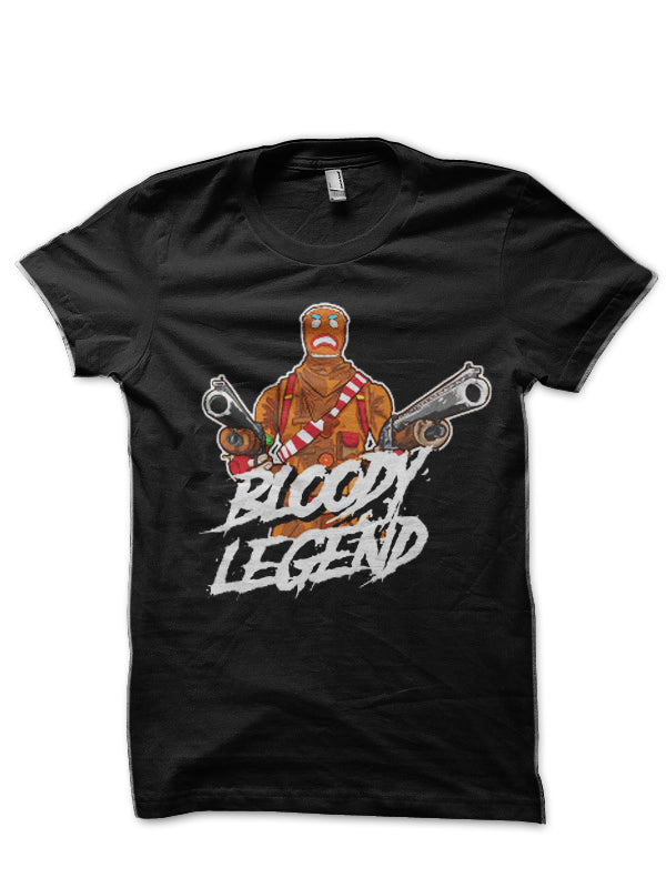 Lazerbeam – Bloody Legend Black T-Shirt