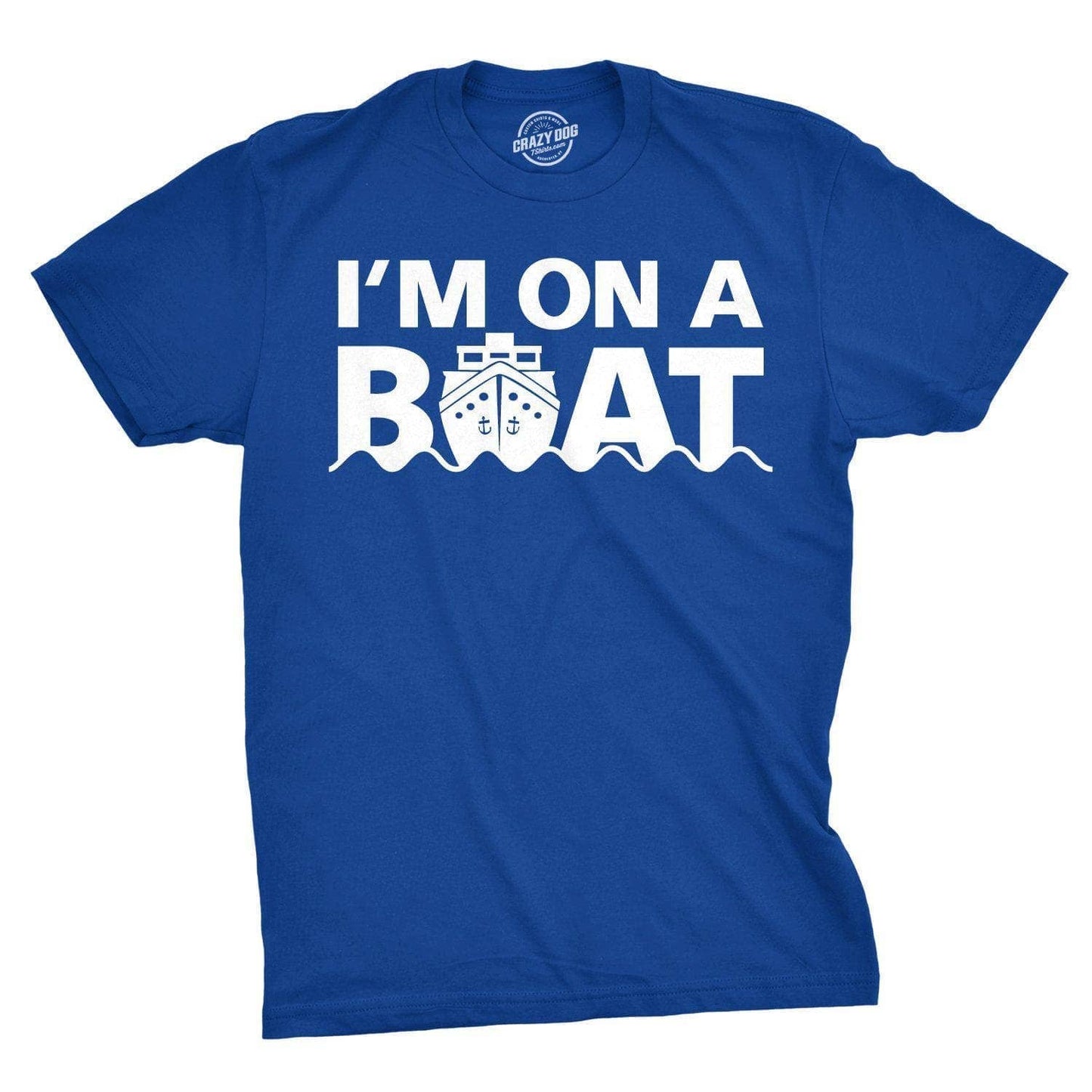 I'm On A Boat Men's Tshirt Tv & Movies Graphic Tee Western T