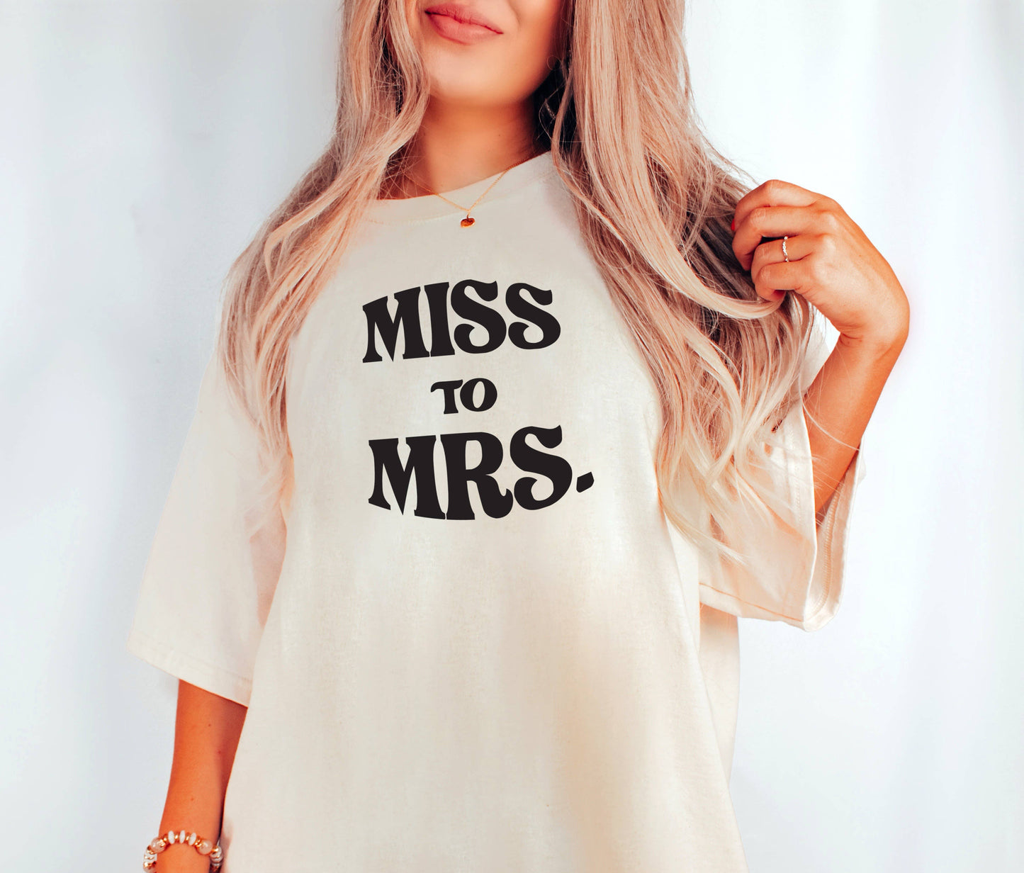 Miss To Mrs Shirt, Engagement Gift, Bridal Gift