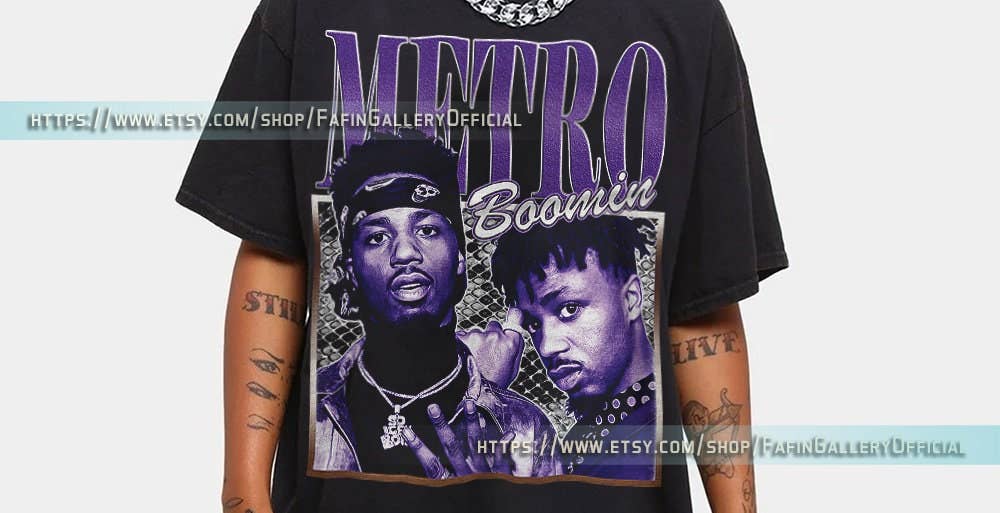Retro Metro Boomin Vintage Hip-Hop T-Shirt