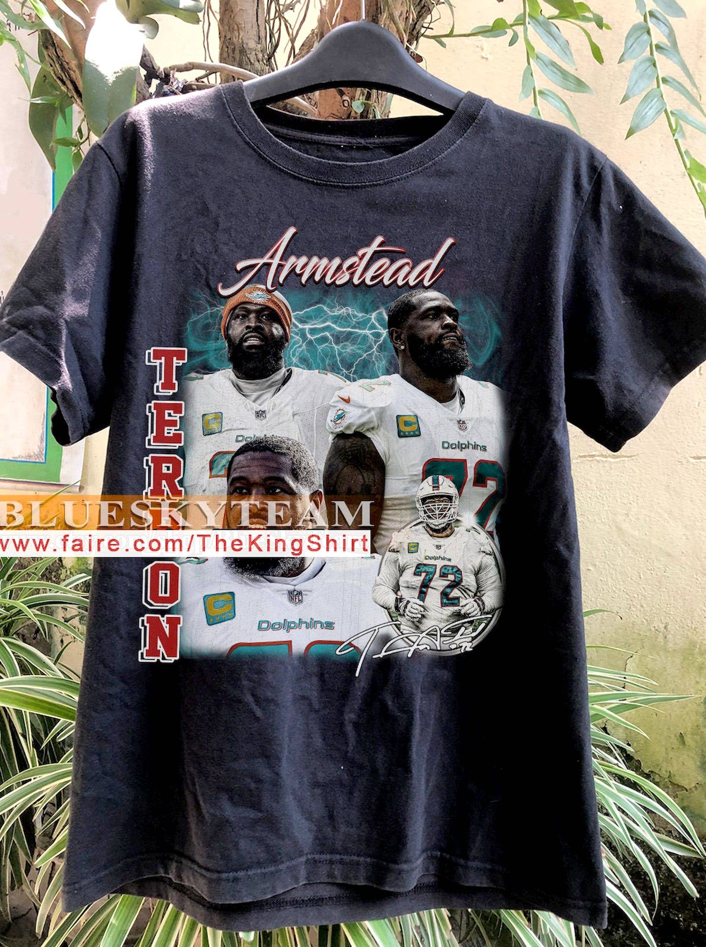 Vintage 90s Terron Armstead T-Shirt Retro Football Bootleg G