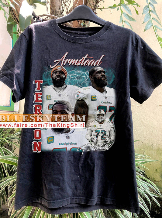Vintage 90s Terron Armstead T-Shirt Retro Football Bootleg G