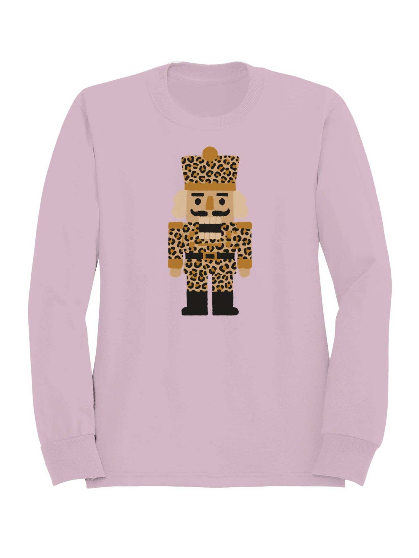 Leopard Print Nutcracker Design Women's Sweatshirt