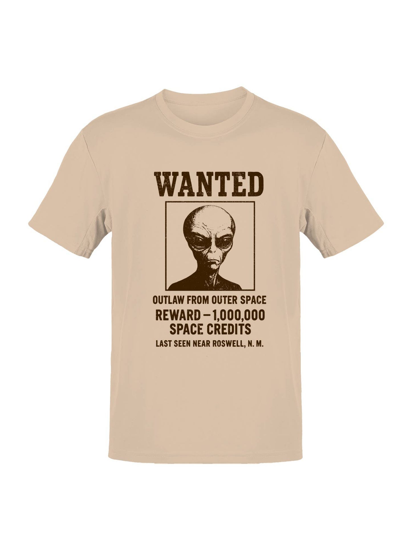 Wanted Alien: Outlaw from Space Men's T-Shirt