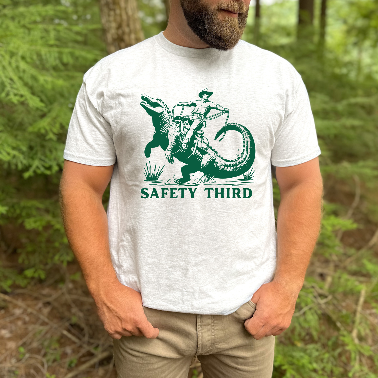 Hilarious Alligator T-Shirt, Customizable *Unisex Fit* 901DT
