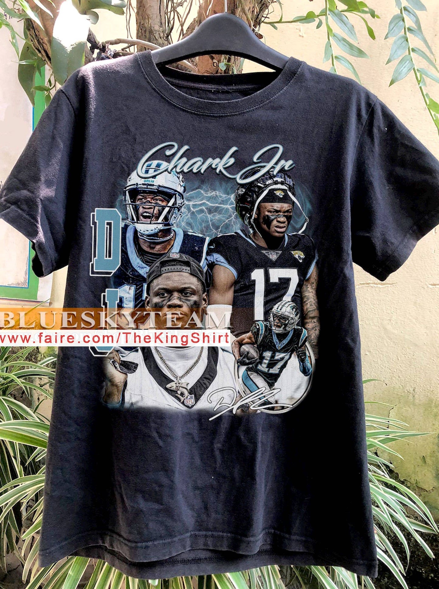 Vintage 90s Dj Chark Jr T-Shirt Retro Football Bootleg Tee
