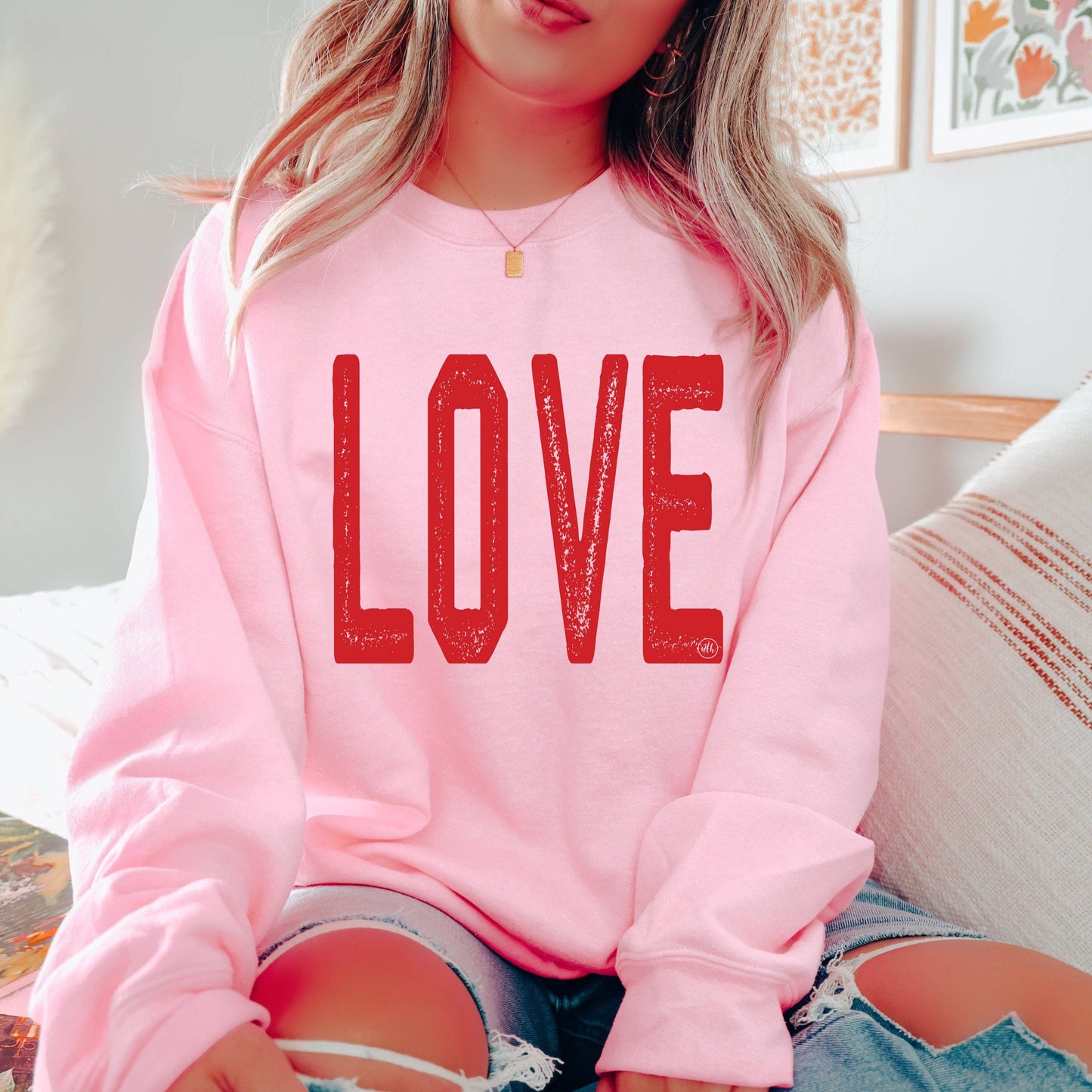 Love Valentines Sweatshirt