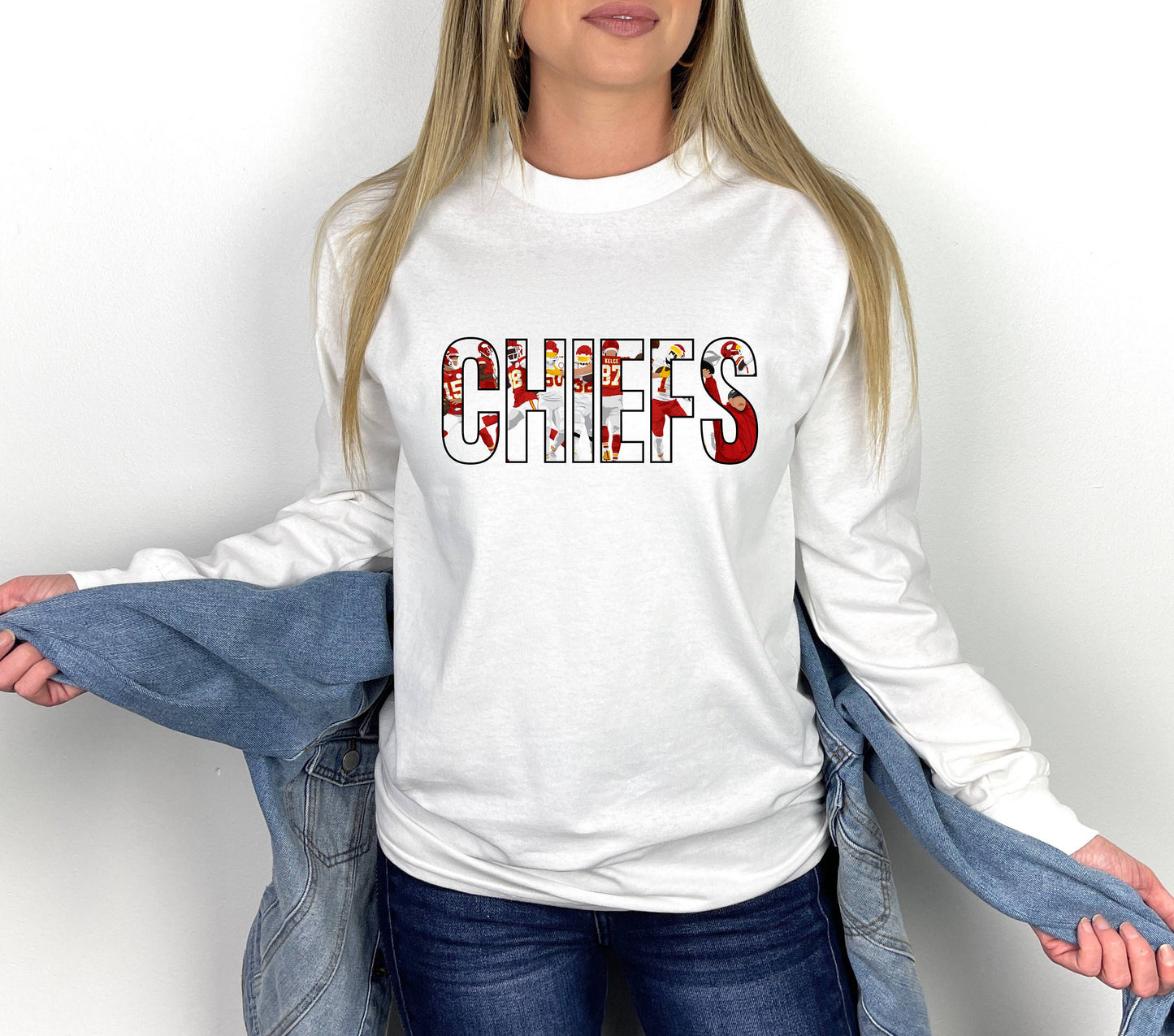 Kansas City Chiefs Floral Lettering Sweatshirt