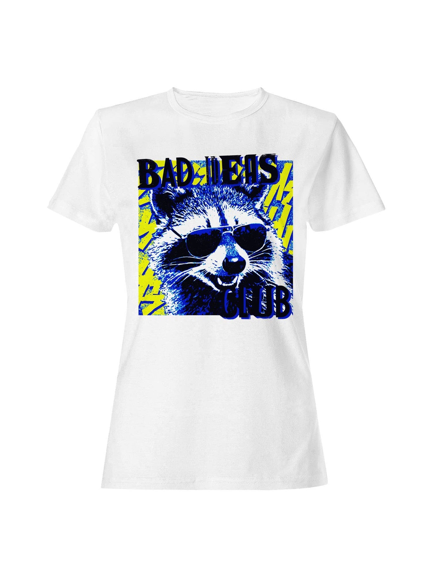Bad Ideas Club Raccoon Design Women's T-Shirt