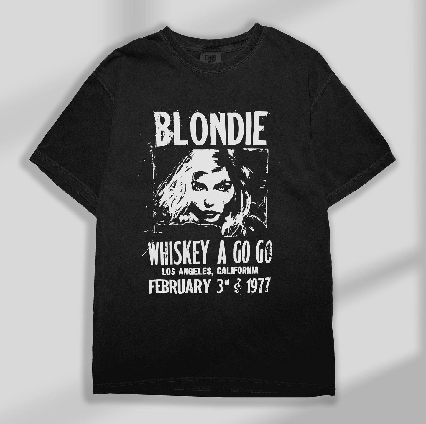 Vintage 80s Blondie Concert T-Shirt Classic Music Tee