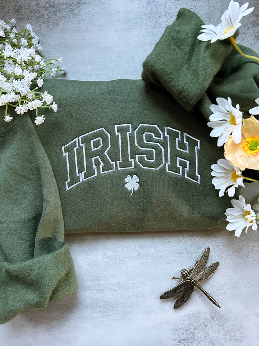Embroidered Irish St. Patrick's Day Sweatshirt
