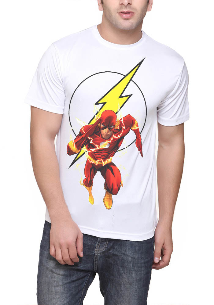 Flash Bolt White T-Shirt